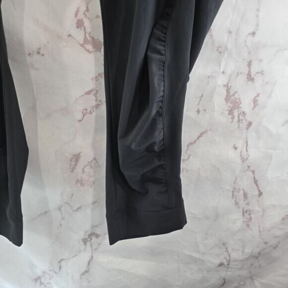 Coolibar Pants Womens Large Black Jogger Crop Drawstring Pull On Ruched - Picture 4 of 13